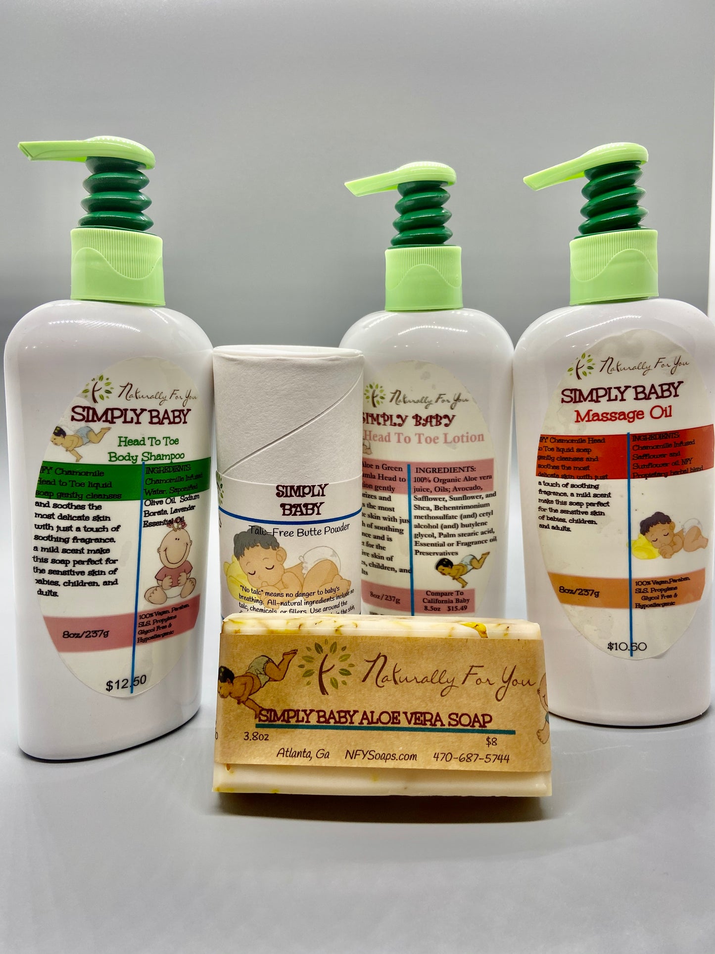 Simply Baby Gift Set - Naturally For You Bath n Body
