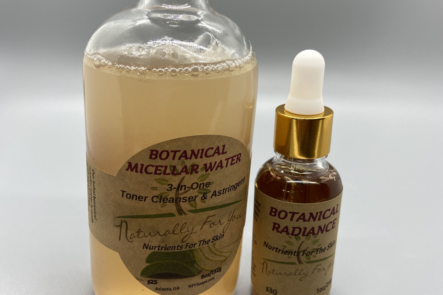 Micellar Water/Botanical Radiance Combo