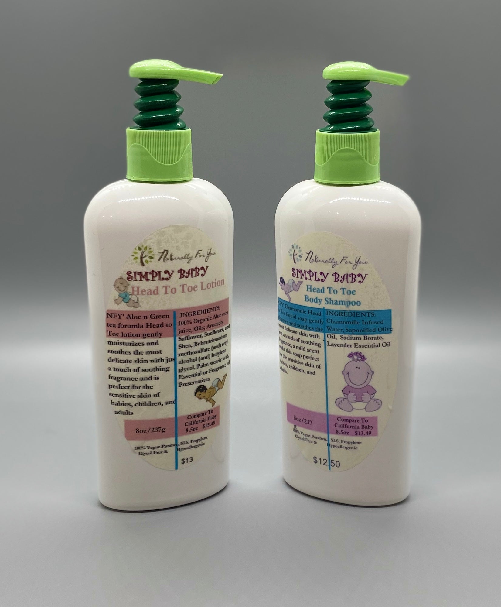 Simple store baby shampoo