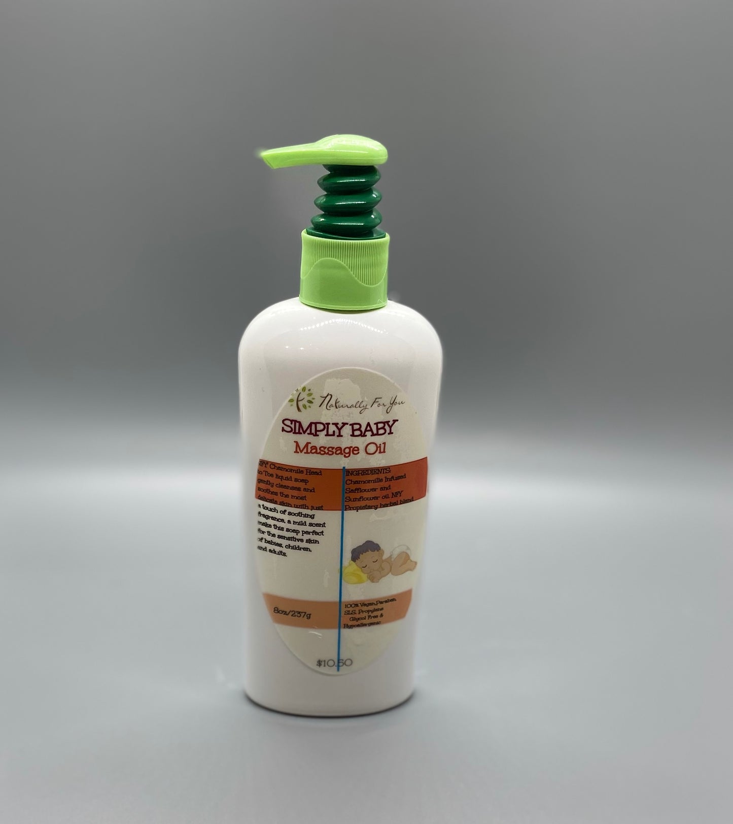 Simply Baby Massage Oil - Naturally For You Bath n Body