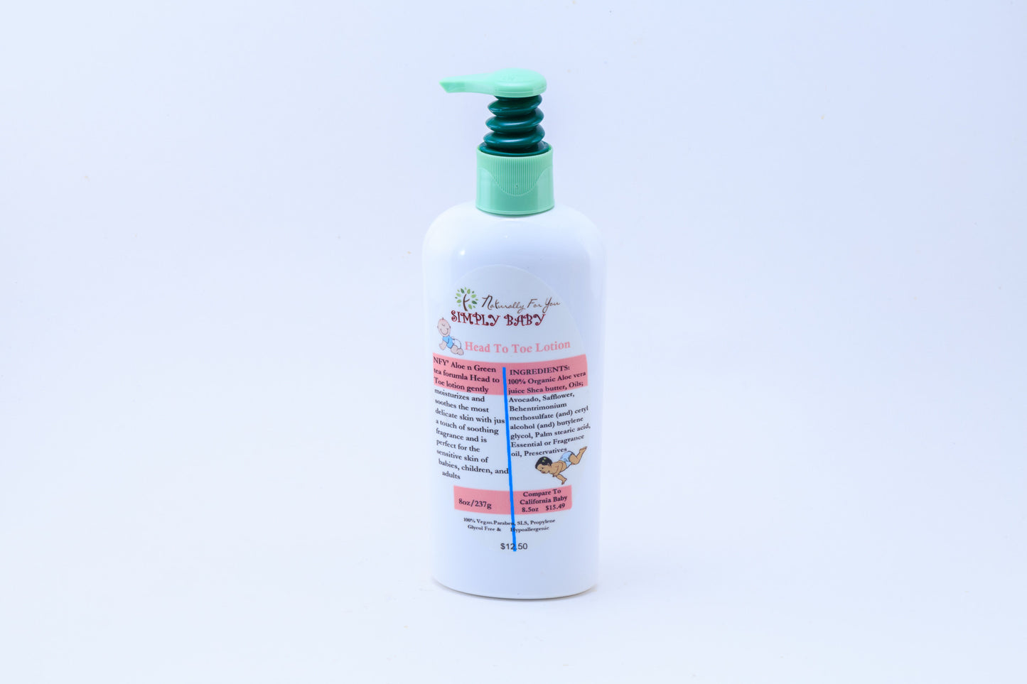 Simply Baby Lotion - Naturally For You Bath n Body