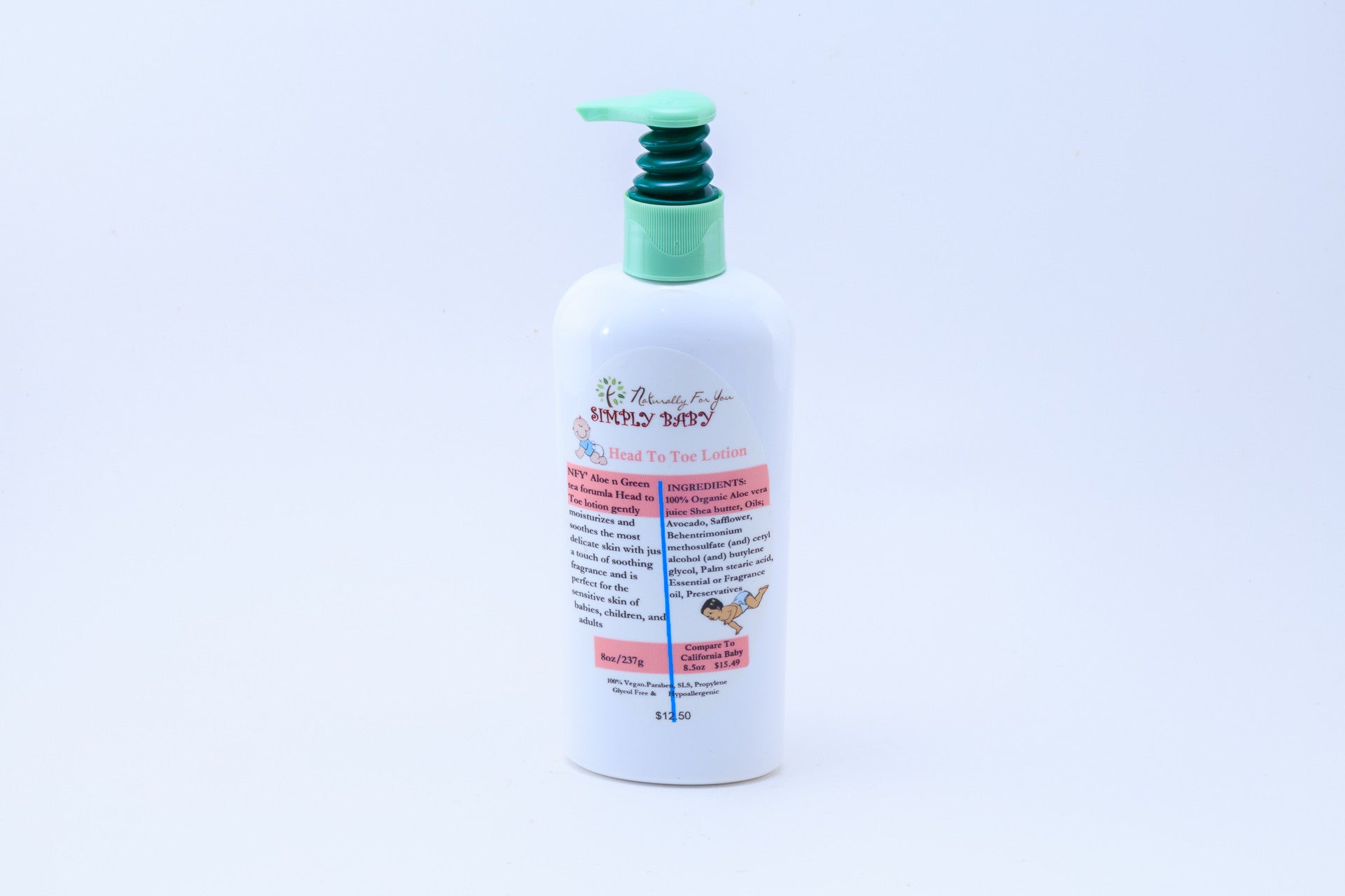 Simply Baby Lotion - Naturally For You Bath n Body