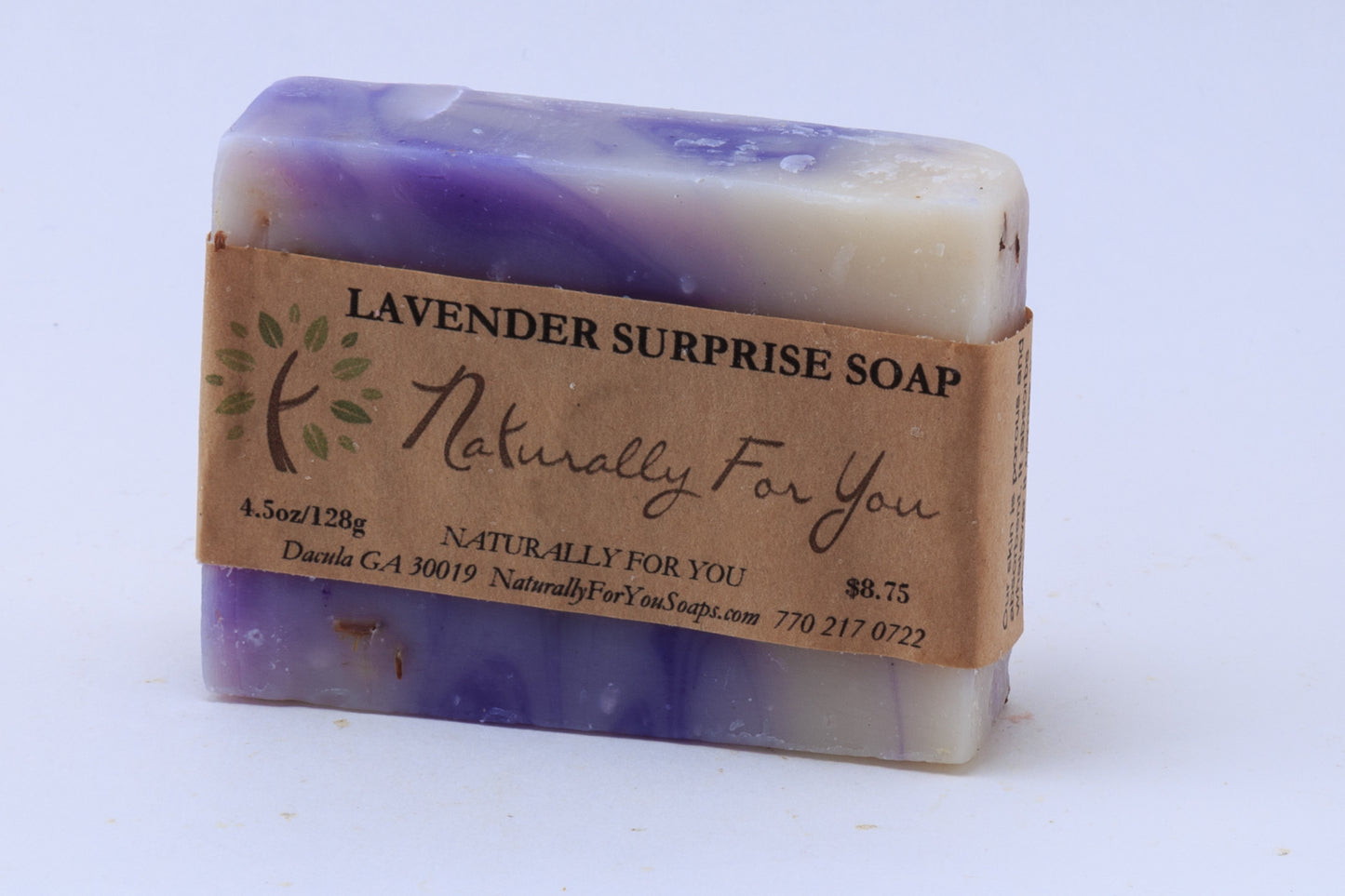Lavender Surprise Soap - Naturally For You Bath n Body