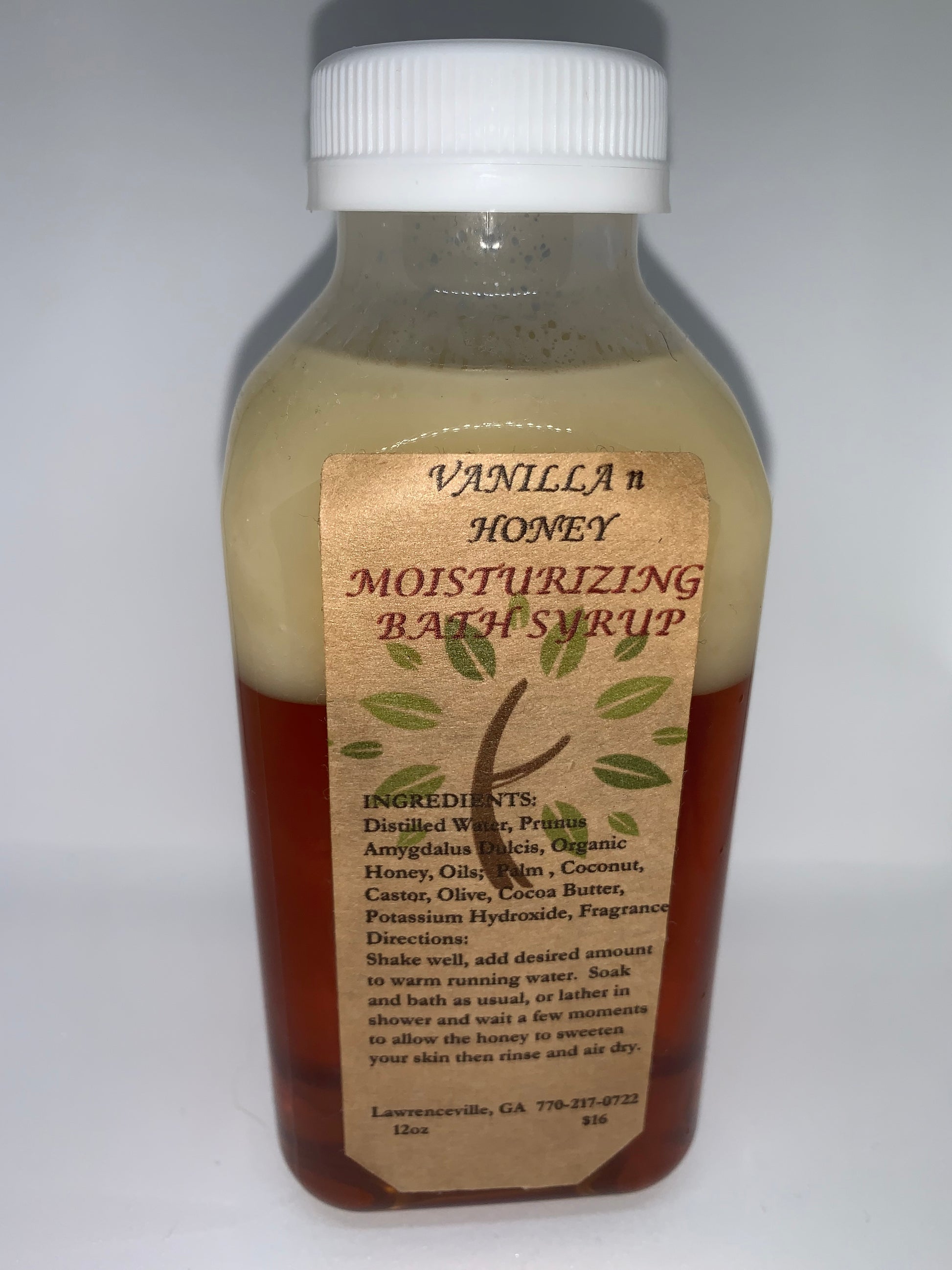 Moisturizing Bath Syrup - Naturally For You Bath n Body